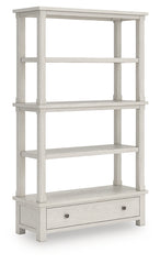 Fine Furniture & Decor - Ashley Furniture - Robbinsdale Bookcase - Bookcase / Antique White - H742-70