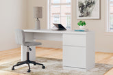 Fine Furniture & Decor - Ashley Furniture - Onita Office Desk - Home Office Desk / White - H9630-134