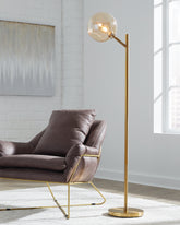 Fine Furniture & Decor - Ashley Furniture - Abanson Lighting - Metal Floor Lamp (1/CN) / Black - L734381