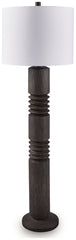 Fine Furniture & Decor - Ashley Furniture - Fainwell Lighting - Poly Floor Lamp (1/CN) / Distressed Black - L235861
