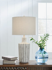 Fine Furniture & Decor - Ashley Furniture - Imre Lighting - Poly Table Lamp (1/CN) / Distressed Brown - L235884