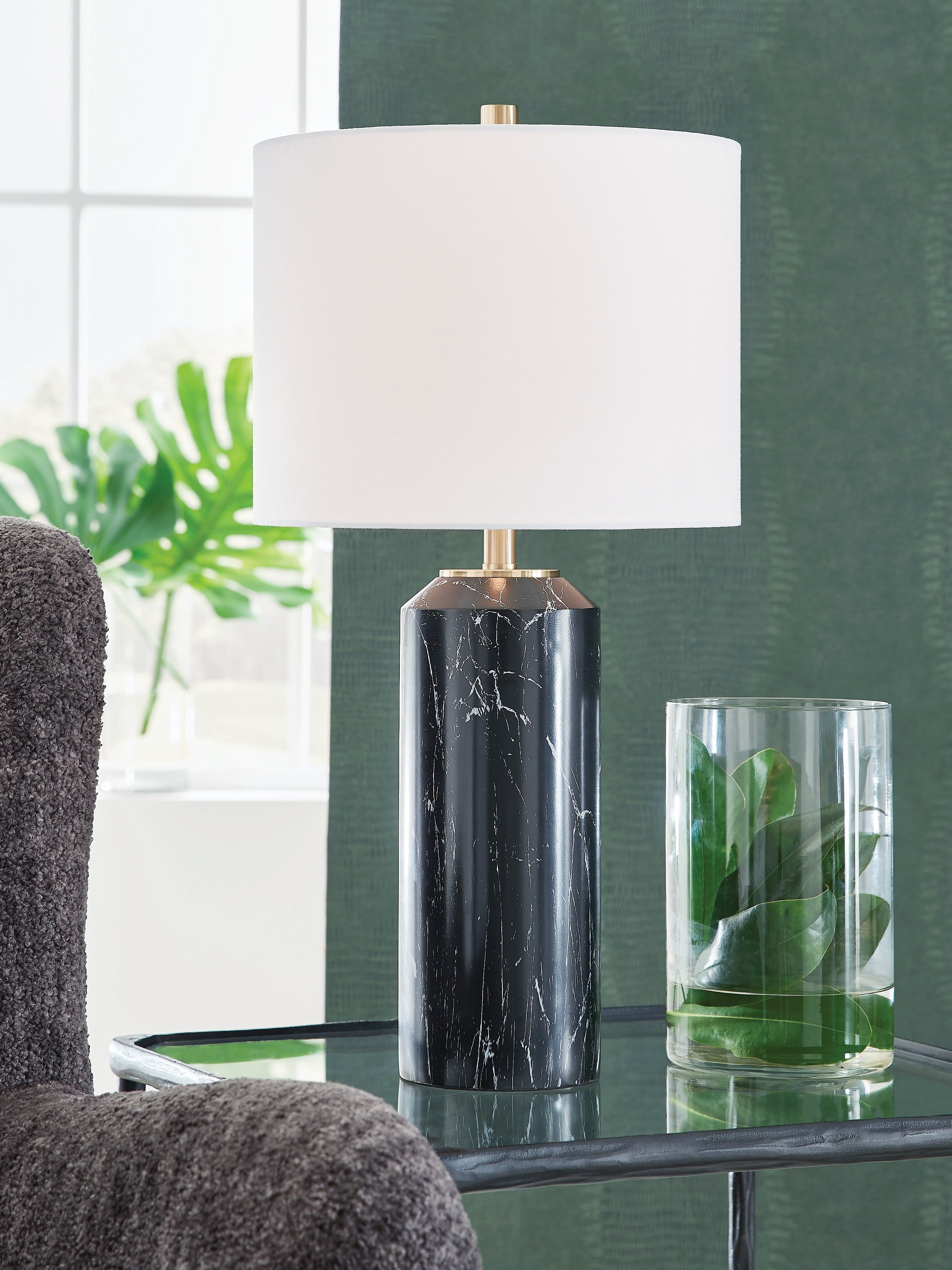 Fine Furniture & Decor - Ashley Furniture - Hanzila Lighting - Poly Table Lamp (1/CN) - L236074