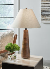 Fine Furniture & Decor - Ashley Furniture - Danset Lighting - Table Lamp (Set of 2) / Brown - L329104X2