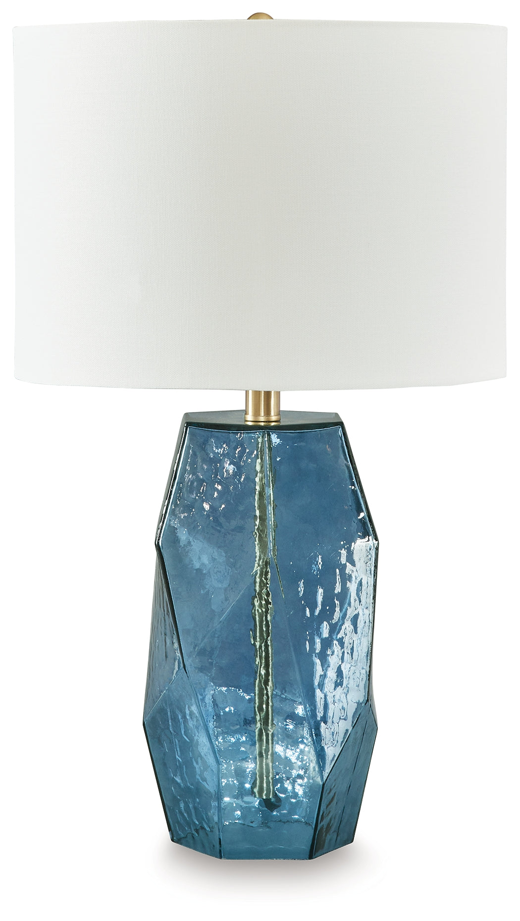 Fine Furniture & Decor - Ashley Furniture - Tallow Lighting - Glass Table Lamp (1/CN) / Blue - L430854