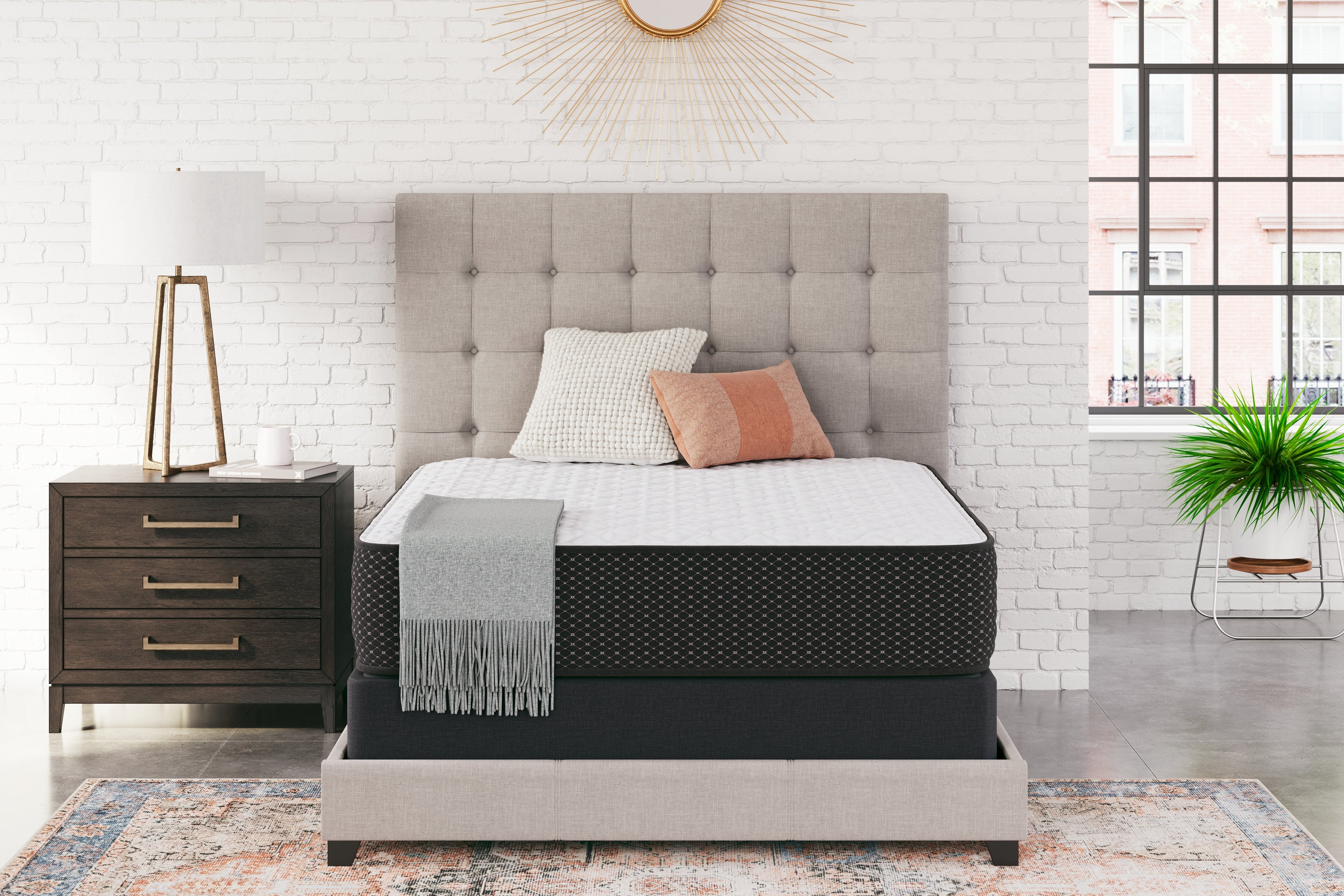 Fine Furniture & Decor - Ashley Furniture - Limited Edition Firm Mattresses - California King / White - M41051