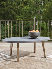 Fine Furniture & Decor - Ashley Furniture - Harmony Headlands Outdoor - Oval Cocktail Table - PCP428-701