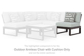 Fine Furniture & Decor - Ashley Furniture - Beachloft Outdoor - 4-Piece Outdoor Sectional / Black/Gray - P490P7