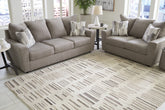 Fine Furniture & Decor - Ashley Furniture - Leesdale Rug - 8' x 10' Rug / Ivory/Brown/Black - R406421