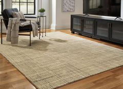 Fine Furniture & Decor - Ashley Furniture - Janston Rug - 5' x 7' Rug / Ivory/Gray/Tan - R406862