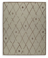 Fine Furniture & Decor - Ashley Furniture - Guyford Rug - 5' x 7' Rug / Beige/Brown - R406872