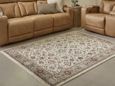 Fine Furniture & Decor - Ashley Furniture - Beritham Rug - Large Rug / Blue/Brown/Beige - R407261