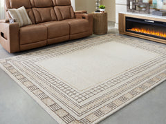 Fine Furniture & Decor - Ashley Furniture - Idaman Rug - Medium Rug / Taupe/Brown - R407292