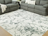 Fine Furniture & Decor - Ashley Furniture - Tobinbury Rug - Washable 5' x 7' Area Rug / Gray - R407422