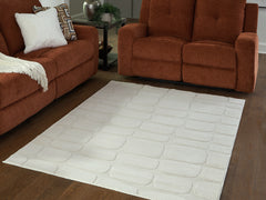 Fine Furniture & Decor - Ashley Furniture - Malvinsboro Rug - Washable 5' x 7' Area Rug / Sandstone - R407442