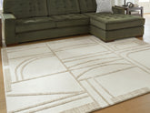 Fine Furniture & Decor - Ashley Furniture - Farongrove Rug - 5'3" x 7' Area Rug / Ivory/Beige - R407672