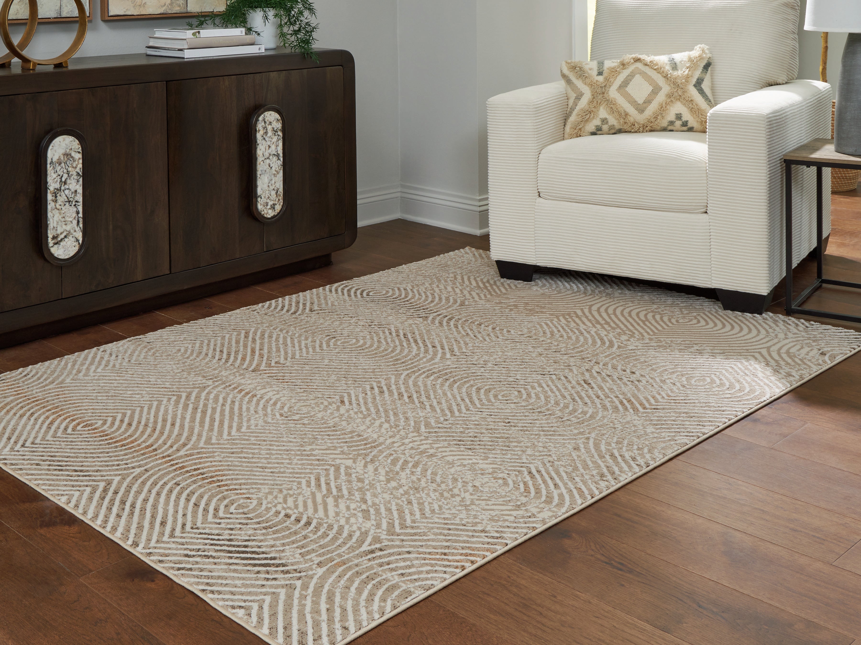 Fine Furniture & Decor - Ashley Furniture - Bachus Rug - 5'3" x 7' Area Rug / Multi - R407752