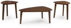 Fine Furniture & Decor - Ashley Furniture - Lyncott Table (Set of 3) - Occasional Table Set (3/CN) / Brown - T135-13