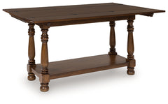 Fine Furniture & Decor - Ashley Furniture - Sturlayne Flip Top Sofa Table - Flip Top Sofa Table / Brown - T609-4