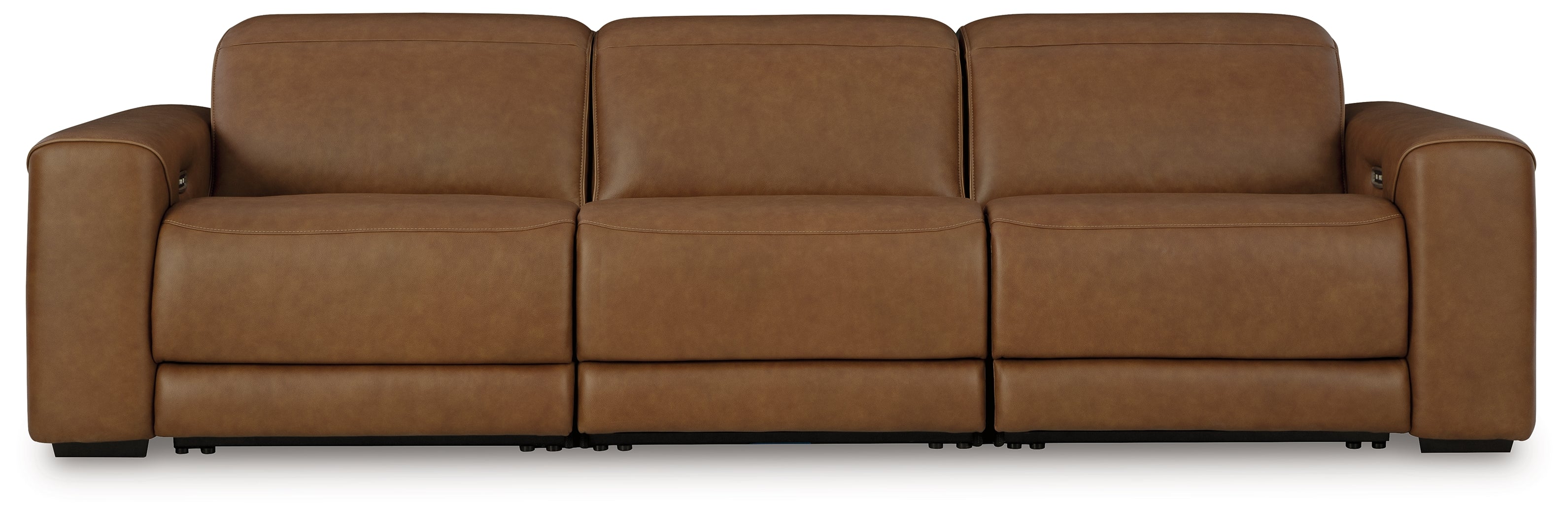 Fine Furniture & Decor - Ashley Furniture - Magic Man Sectional - 5-Piece Power Reclining Sectional / Caramel - PCU10700S7