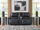 Fine Furniture & Decor - Ashley Furniture - Glossmore Living Room - Rocker Recliner / Black - PCU1170025