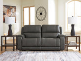 Fine Furniture & Decor - Ashley Furniture - 5Z - Pittson Sectional - 2-Piece Power Reclining Sectional Loveseat - PCU12600S1
