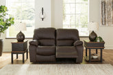 Fine Furniture & Decor - Ashley Furniture - Leesworth Living Room - Power Rocker Recliner / Ocean - U4380998
