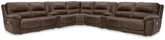 Fine Furniture & Decor - Ashley Furniture - Dunleith 9-piece Power Reclining Sectional - 9-piece Power Reclining Sectional / Chocolate - U71604S10