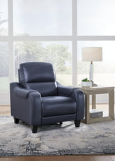 Fine Furniture & Decor - Ashley Furniture - Mercomatic Living Room - PWR Recliner/ADJ Headrest / Ocean - U7531113