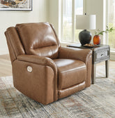 Fine Furniture & Decor - Ashley Furniture - Trasimeno Living Room - 2 Seat PWR REC Sofa ADJ HDREST / Caramel - U8281547