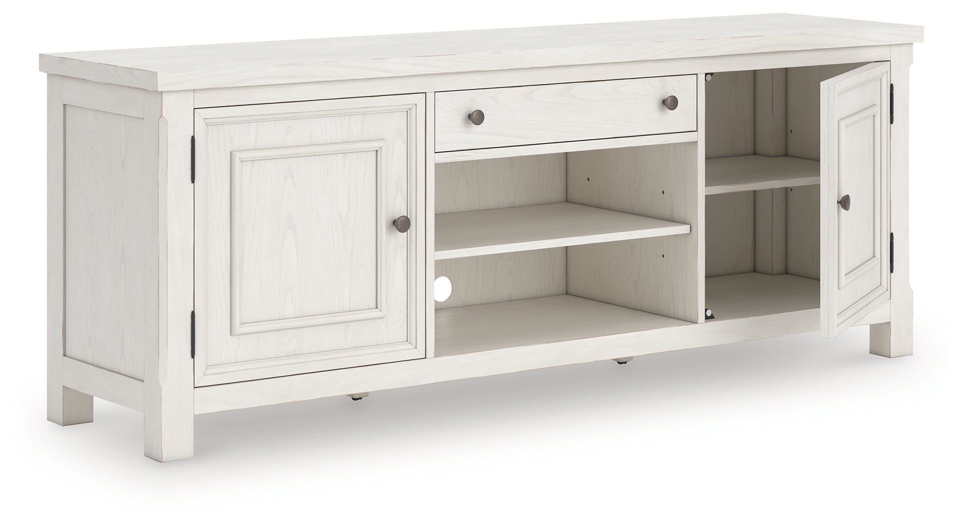 Fine Furniture & Decor - Ashley Furniture - Robbinsdale 72" TV Stand - 72" / Antique White - W742-68