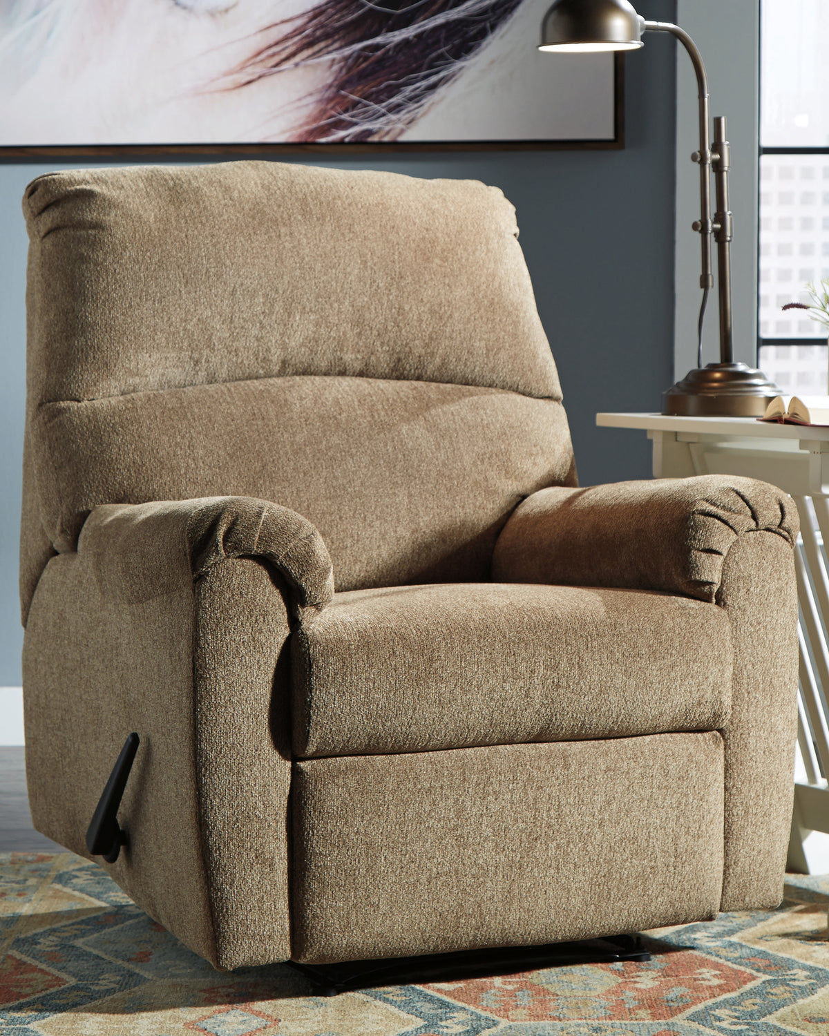 Fine Furniture & Decor - Ashley Furniture - Nerviano Living Room - Zero Wall Recliner / Mocha - 1080129