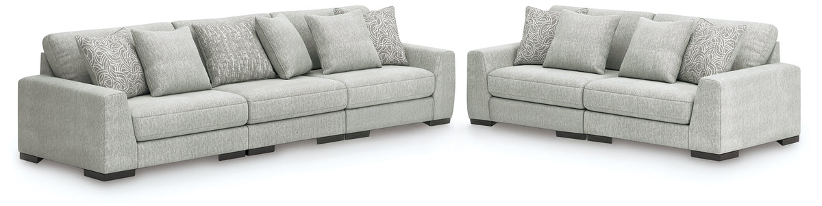 Fine Furniture & Decor - Ashley Furniture - Regent Park 3-Piece Sectional Sofa and 2-Piece Sectional Loveseat - 3-Piece Sectional Sofa and 2-Piece Sectional Loveseat - 14404U4