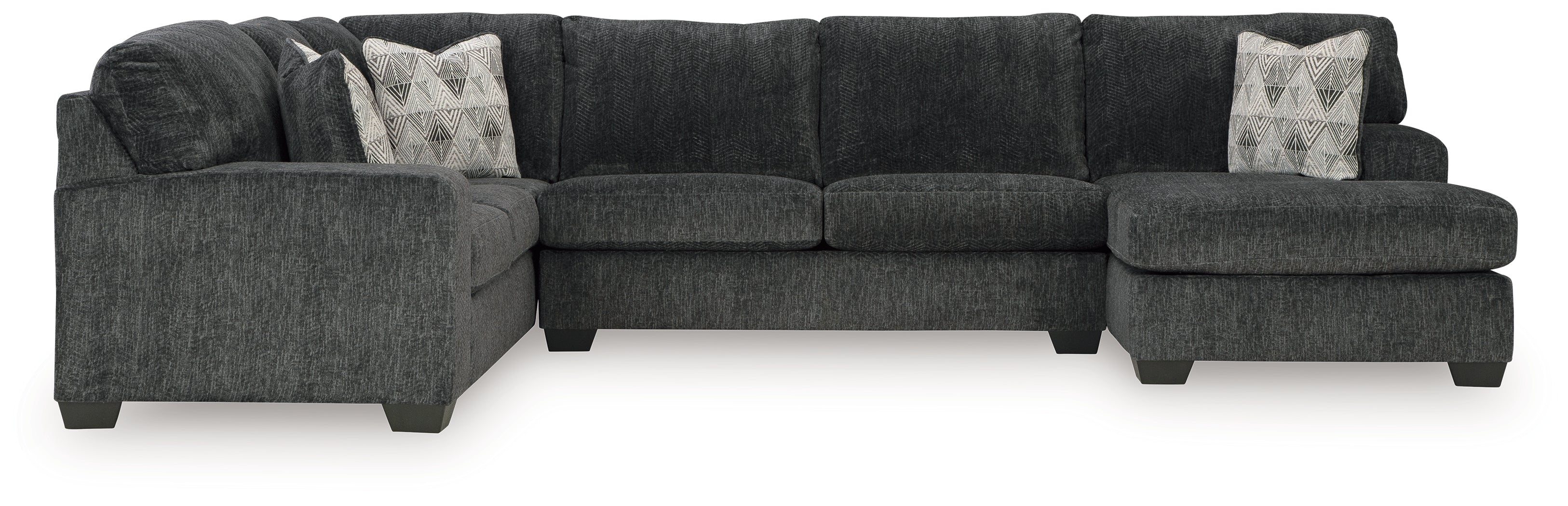 Fine Furniture & Decor - Ashley Furniture - Hollyview Sectionals - LAF 3-Piece Sectional with Chaise - 15205S1