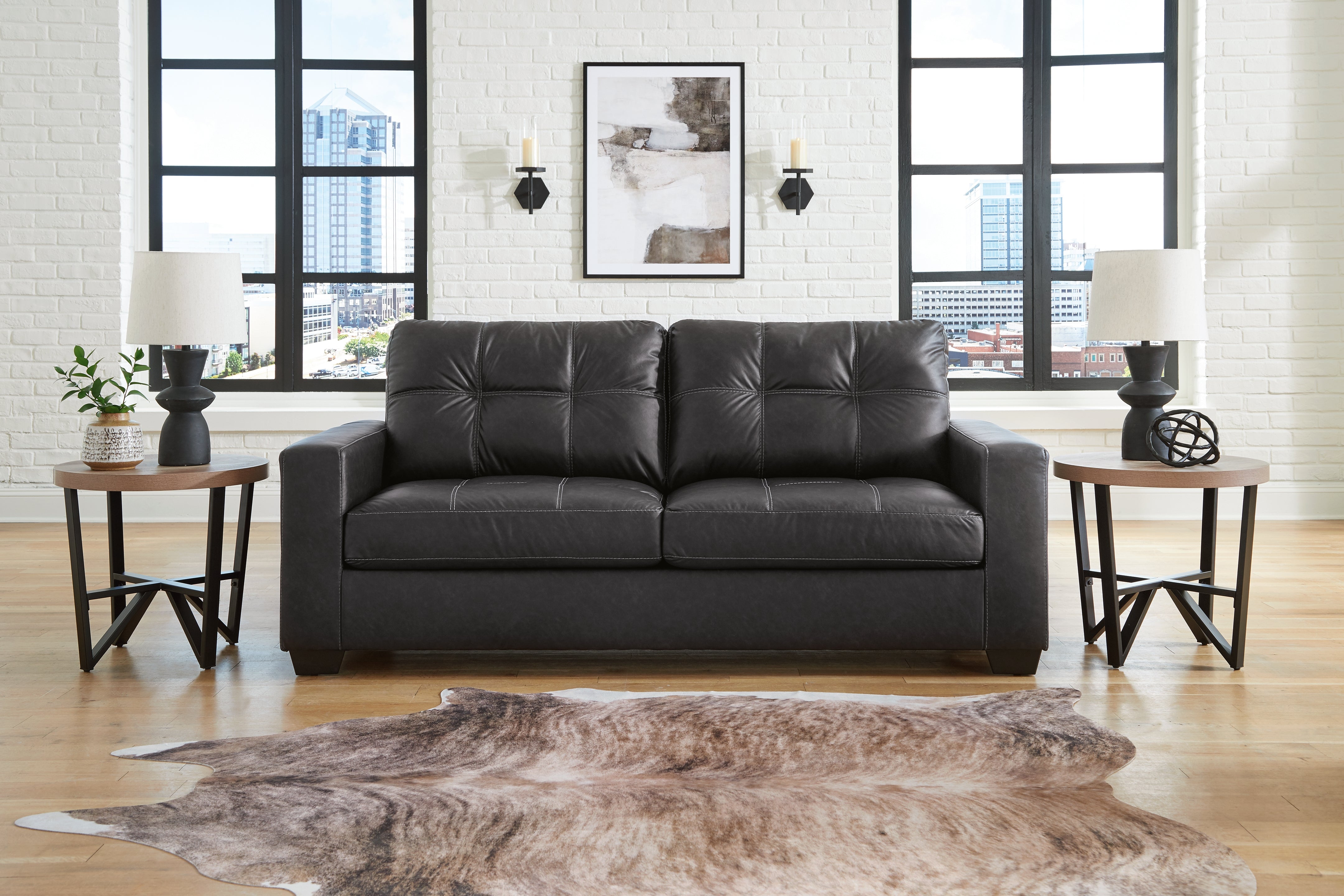 Fine Furniture & Decor - Ashley Furniture - Barlin Mills Living Room - Sofa / Carbon - 1700438