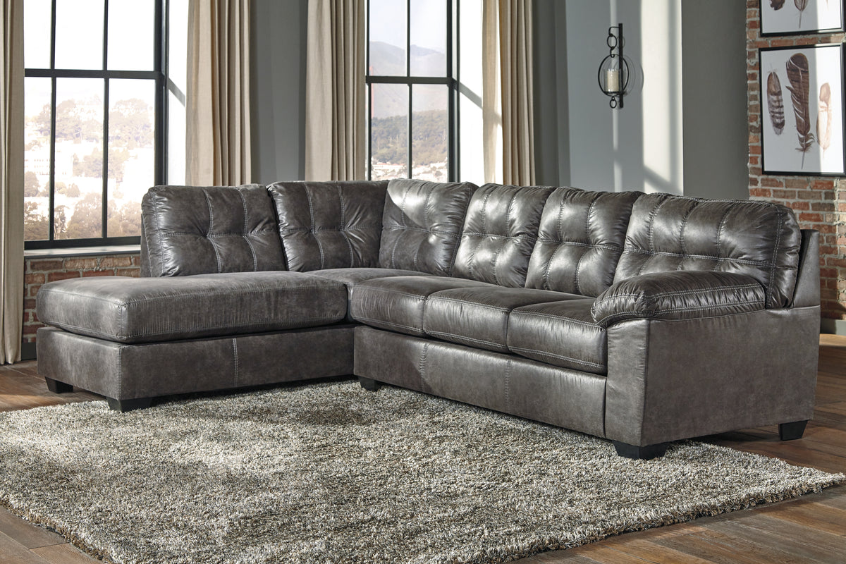 Fine Furniture & Decor - Ashley Furniture - Fallston Sectionals - RAF 2-Piece Sectional with Chaise - 17221S1