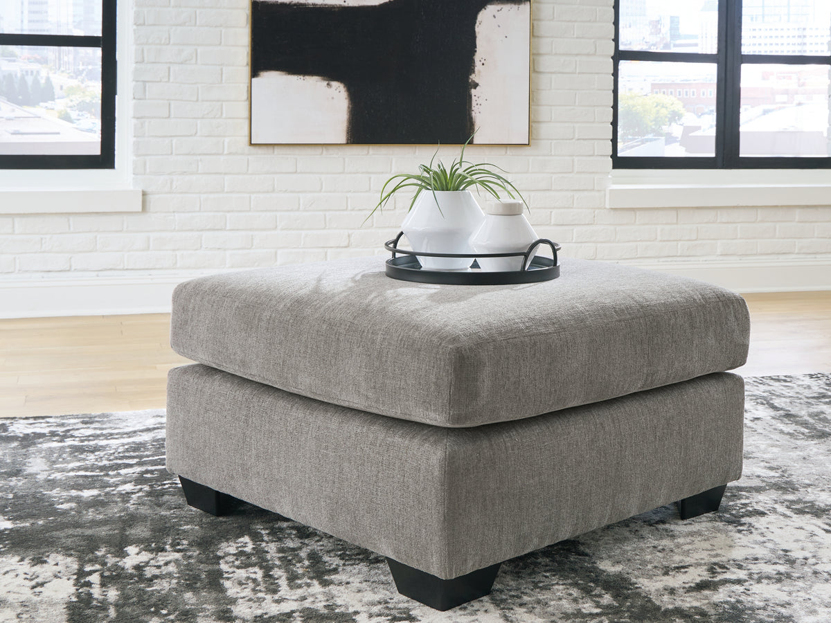 Fine Furniture & Decor - Ashley Furniture - Lanelly Living Room - Oversized Accent Ottoman / Alloy - 1750408