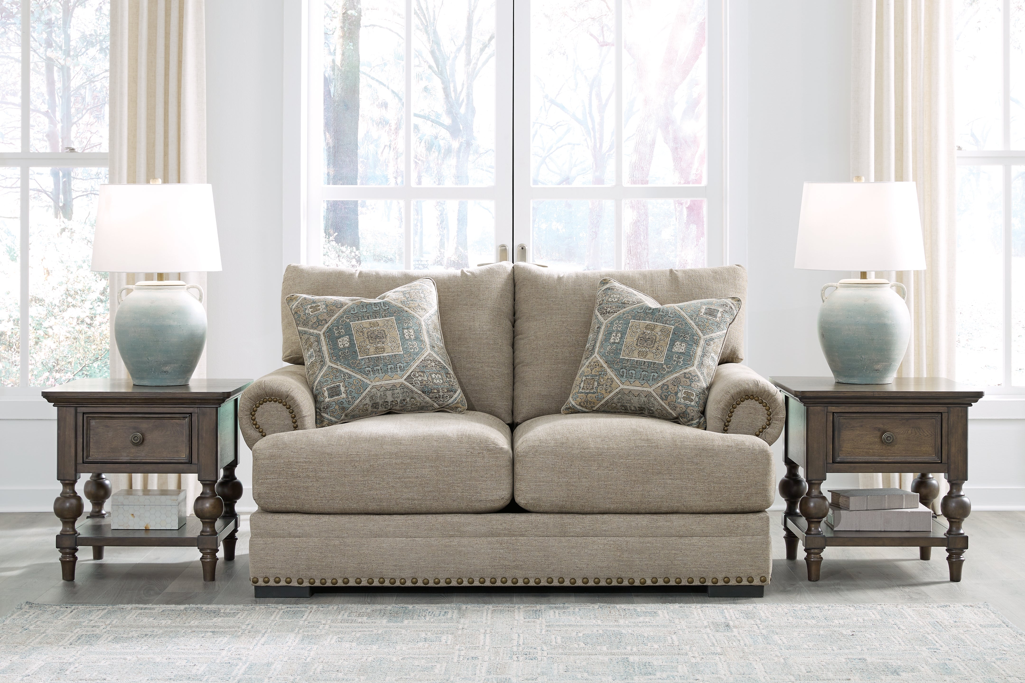 Fine Furniture & Decor - Ashley Furniture - Galemore Living Room - Sofa / Quarry - 2700438