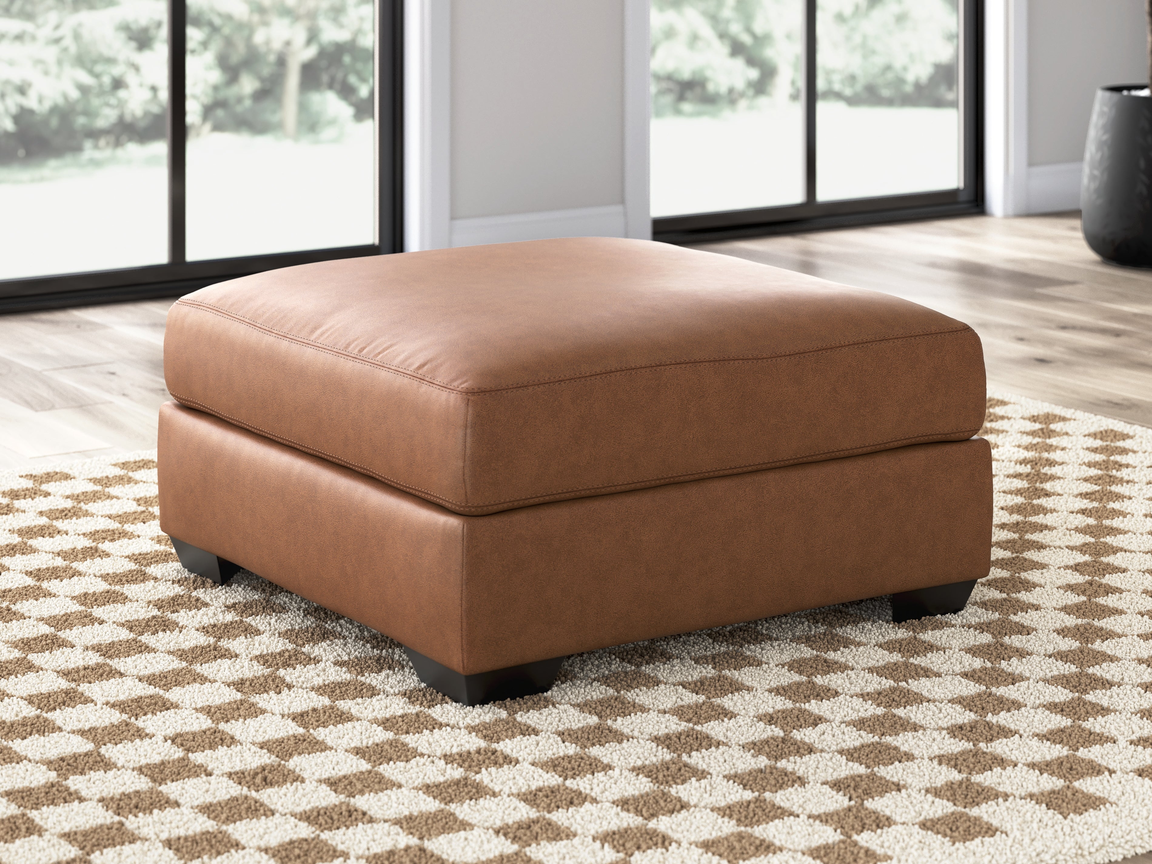 Fine Furniture & Decor - Ashley Furniture - WillowBend Living Room - Oversized Accent Ottoman / Caramel - PC2770408