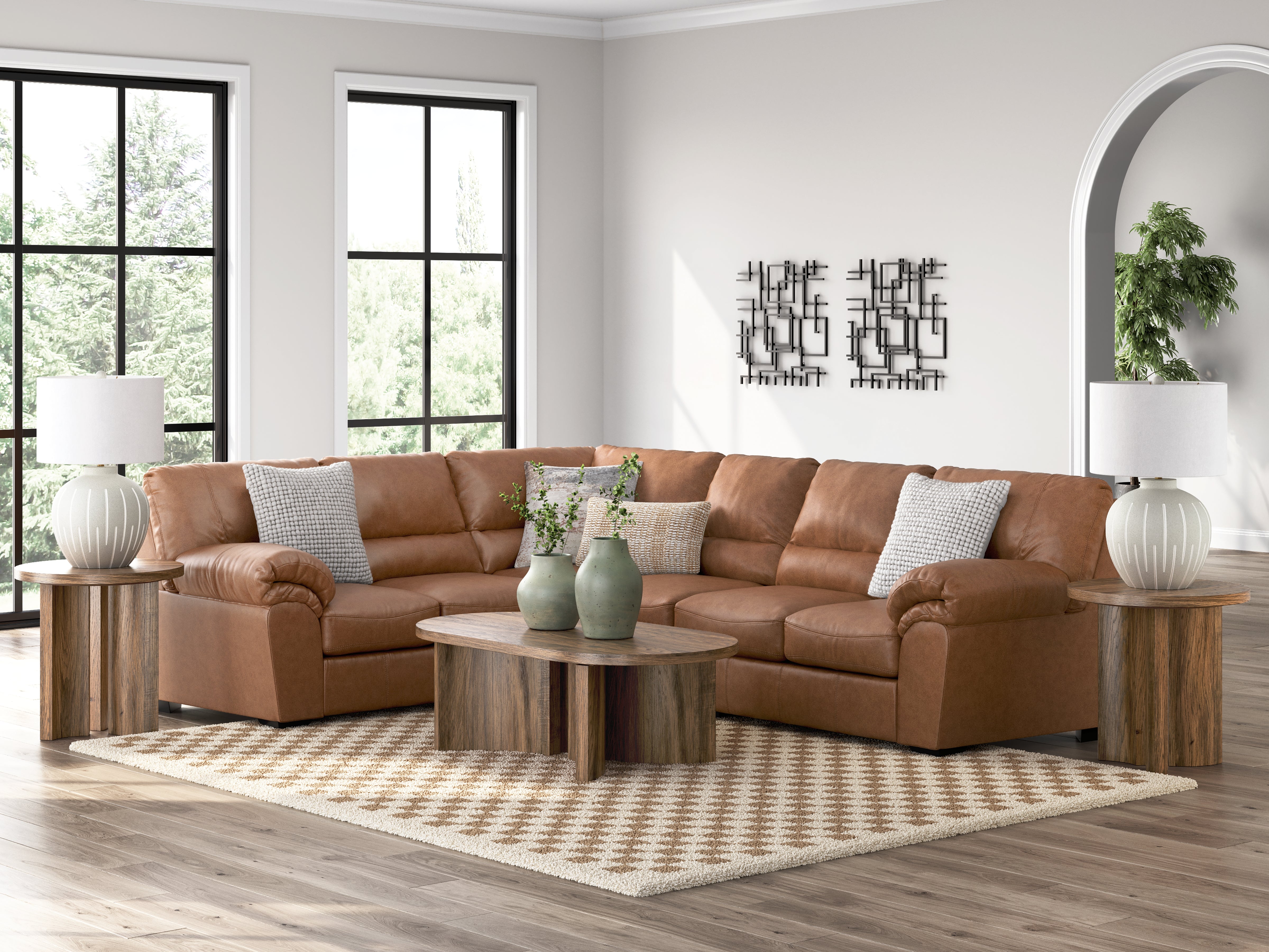 Fine Furniture & Decor - Ashley Furniture - WillowBend Sectionals - LAF 3-Piece Sectional - PC27704S4