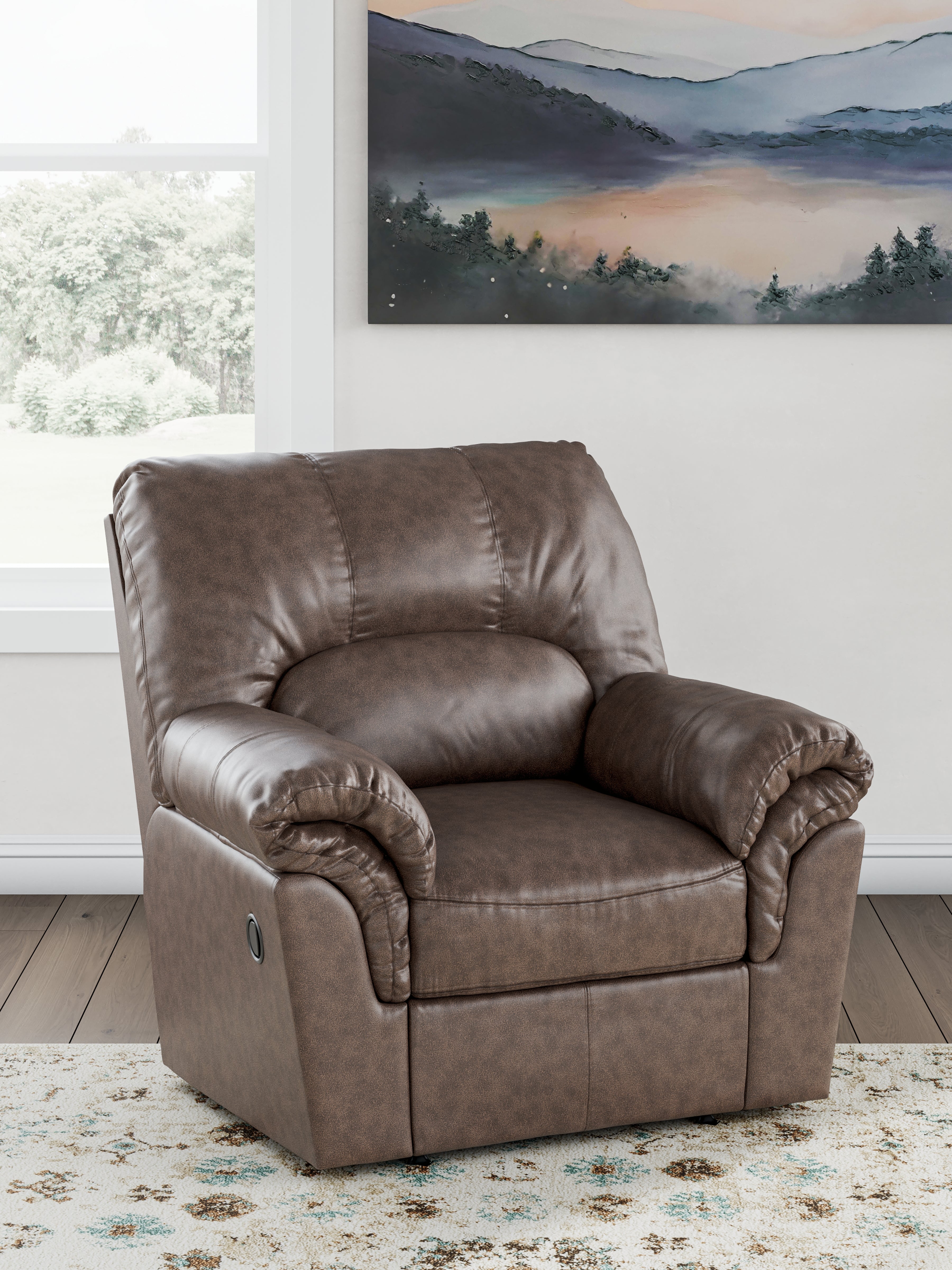 Fine Furniture & Decor - Ashley Furniture - WillowBend Living Room - Rocker Recliner / Umber - PC2770525