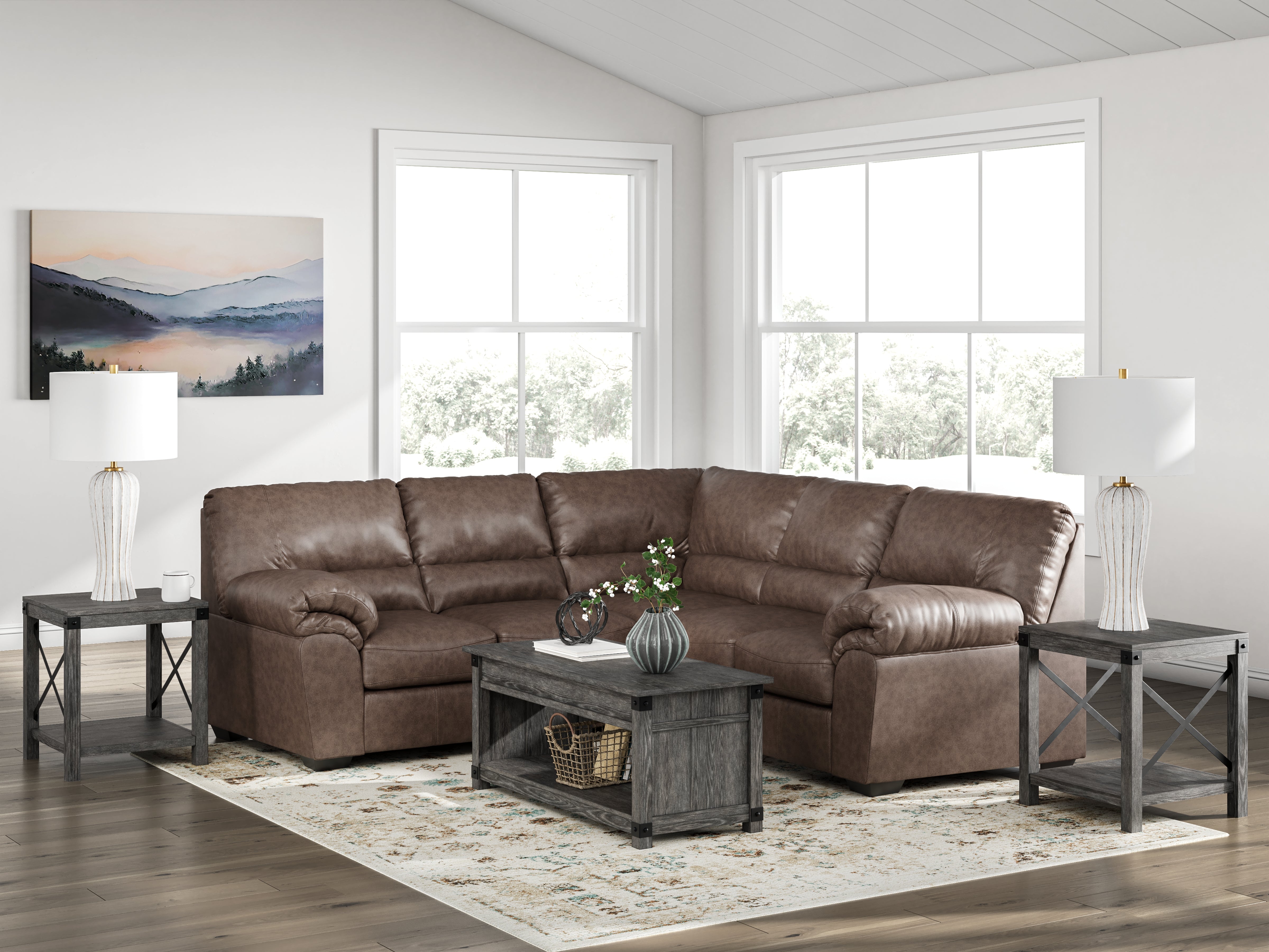 Fine Furniture & Decor - Ashley Furniture - WillowBend Sectionals - LAF 2-Piece Sectional - PC27705S2