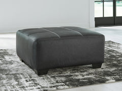 Fine Furniture & Decor - Ashley Furniture - Brixley Pier Living Room - Oversized Accent Ottoman / Graphite - 2990608