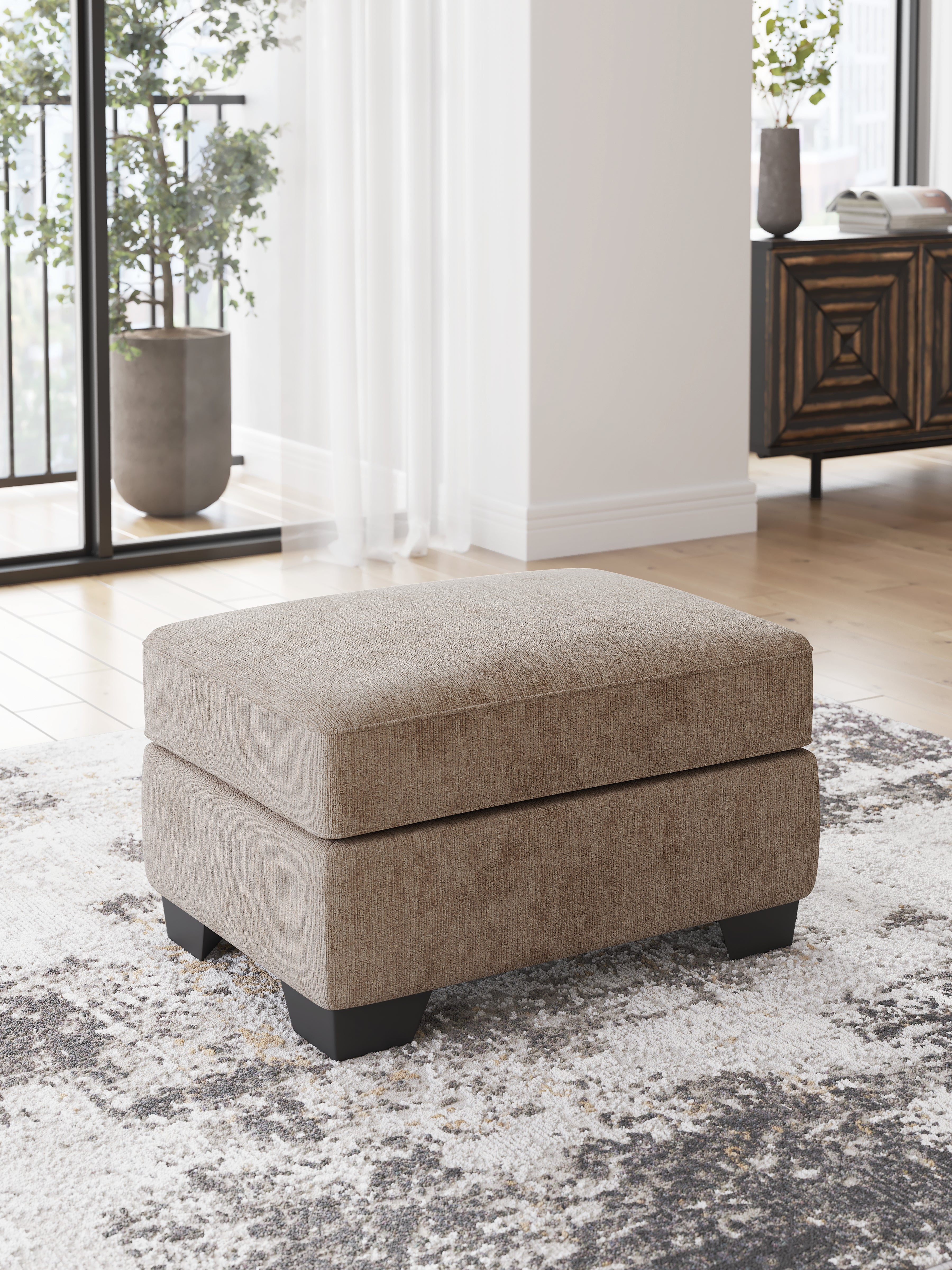 Fine Furniture & Decor - Ashley Furniture - Olten Living Room - Ottoman / Mocha - 3130414