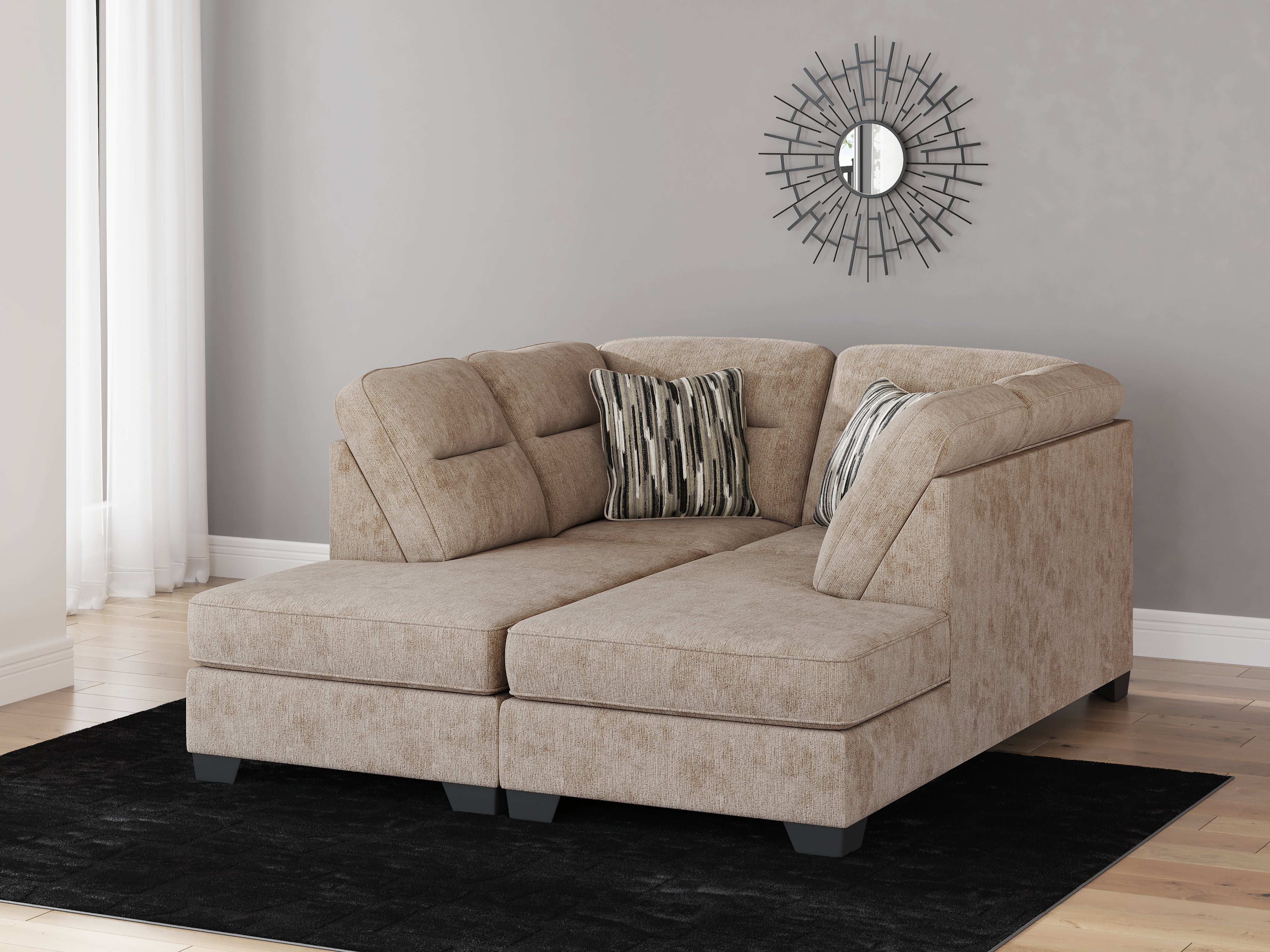 Fine Furniture & Decor - Ashley Furniture - Olten Sectionals - RAF 2-Piece Super Chaise - 31304S3