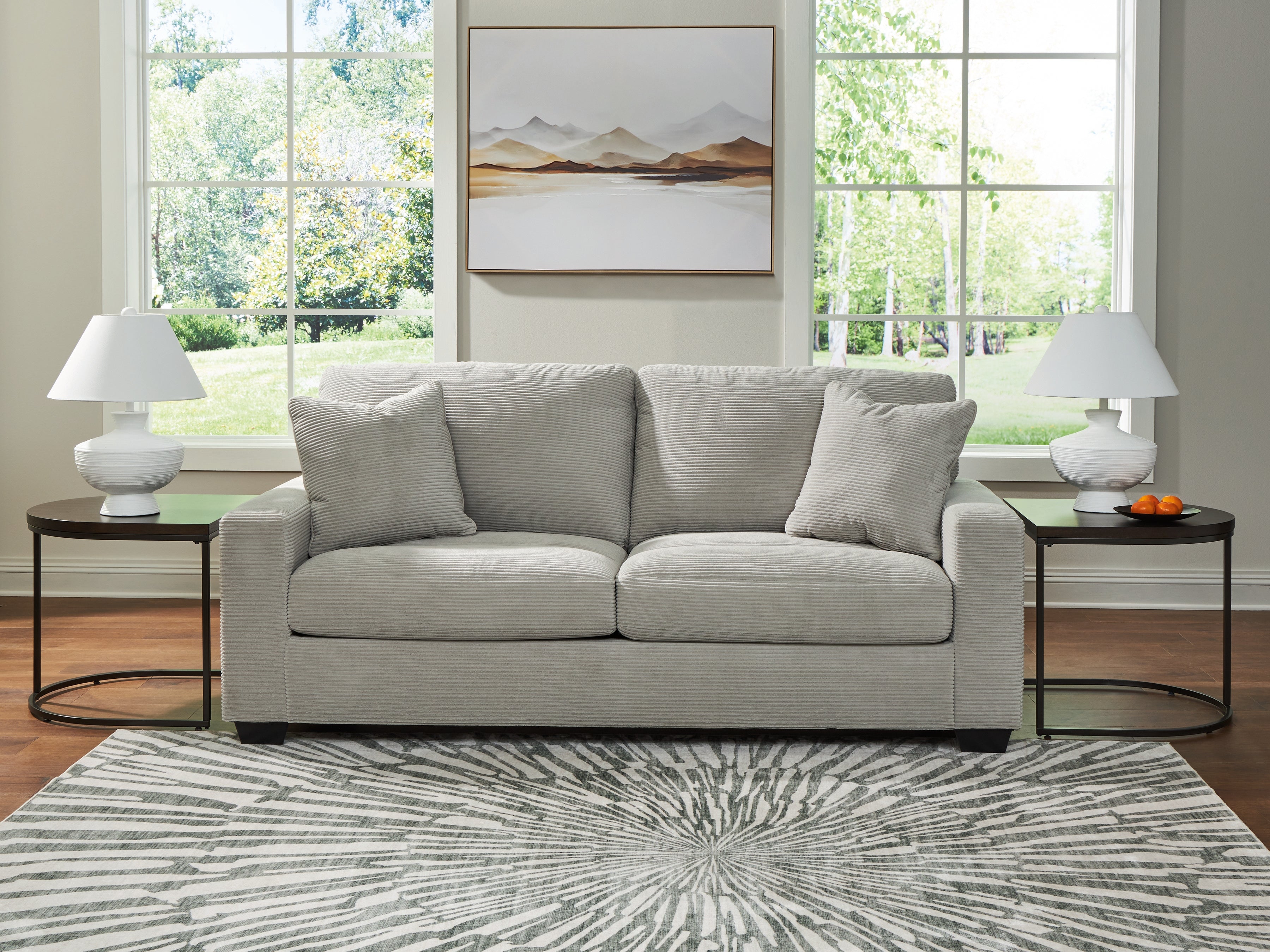 Fine Furniture & Decor - Ashley Furniture - Greenbriar Living Room - Sofa / Smoke - PC3200538