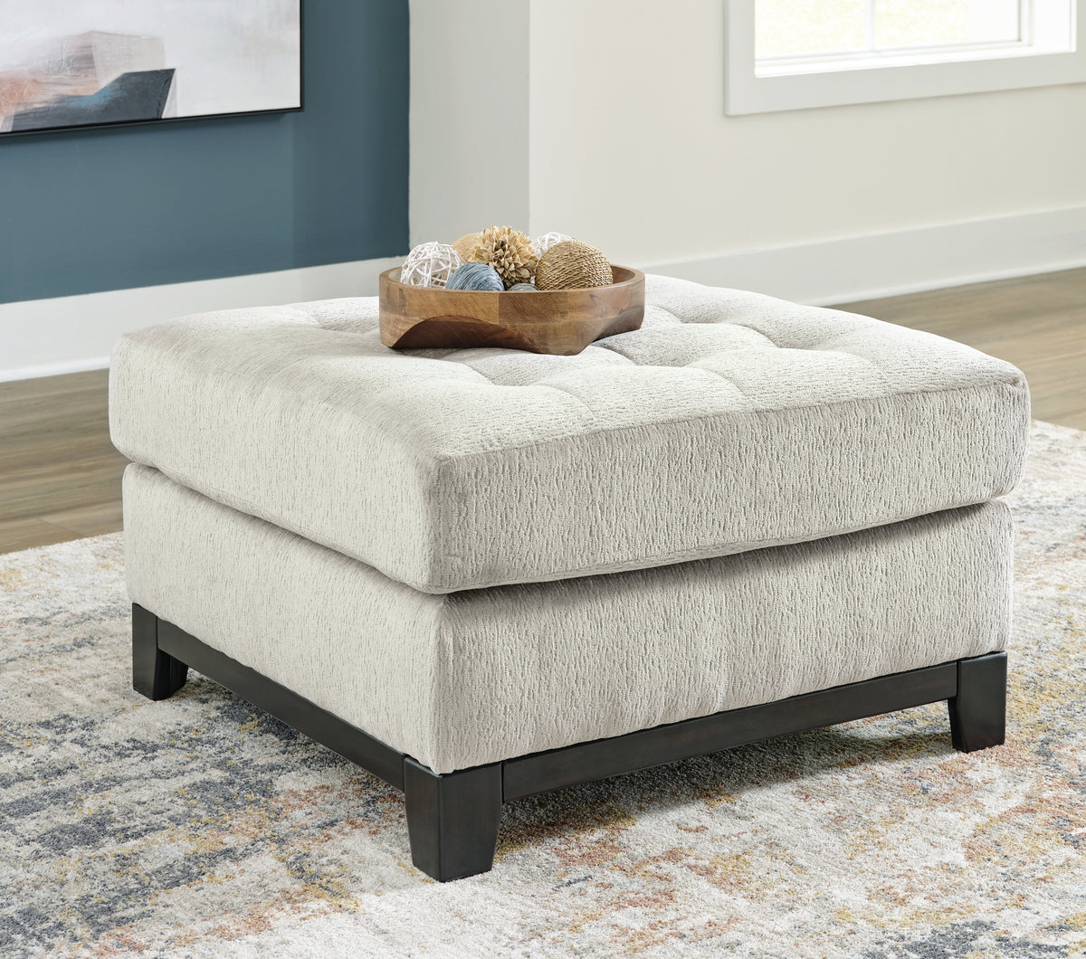 Fine Furniture & Decor - Ashley Furniture - Maxon Place Living Room - Oversized Accent Ottoman / Navy - 3300308