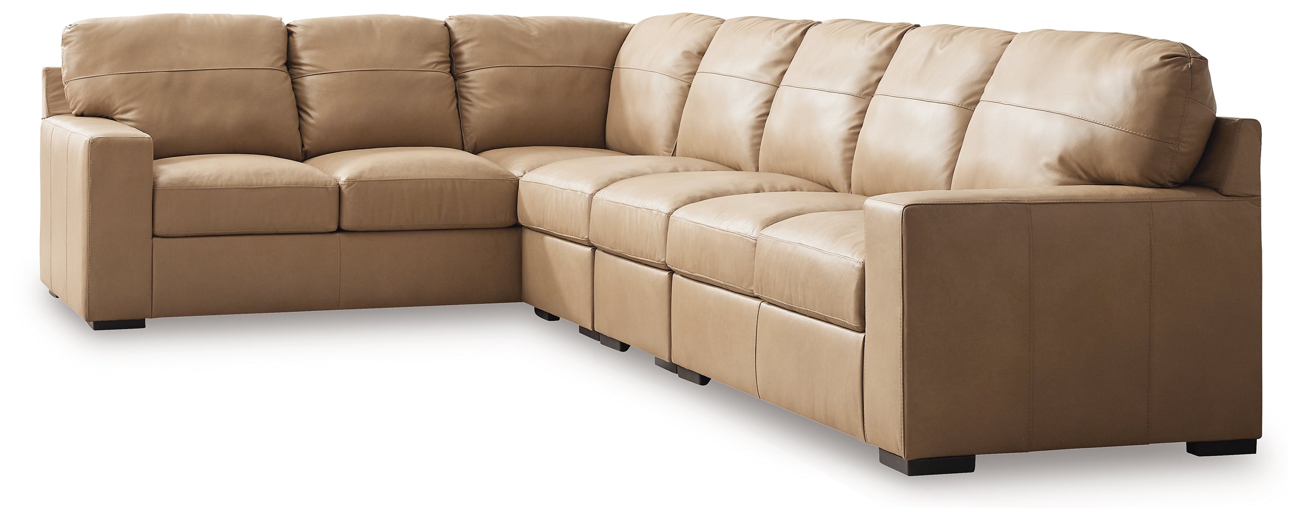 Fine Furniture & Decor - Ashley Furniture - Bandon Sectional - LAF 4-Piece Sectional / Toffee - 38006S5