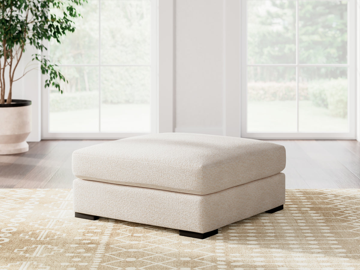 Fine Furniture & Decor - Ashley Furniture - Donelson Creek Living Room - Oversized Accent Ottoman / Vanilla - 4800208