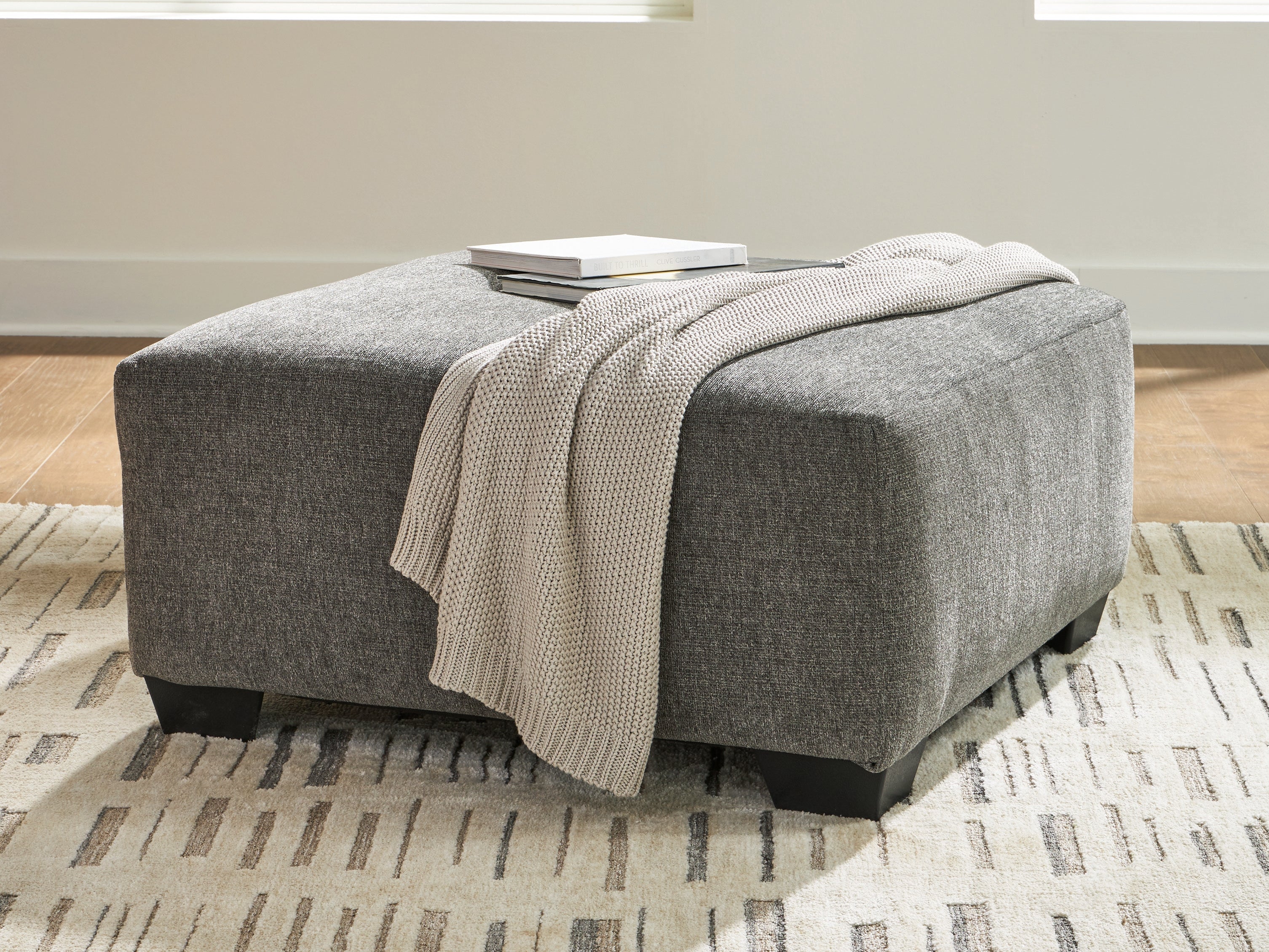 Fine Furniture & Decor - Ashley Furniture - Revenna Living Room - Oversized Accent Ottoman / Greystone - PC4840508