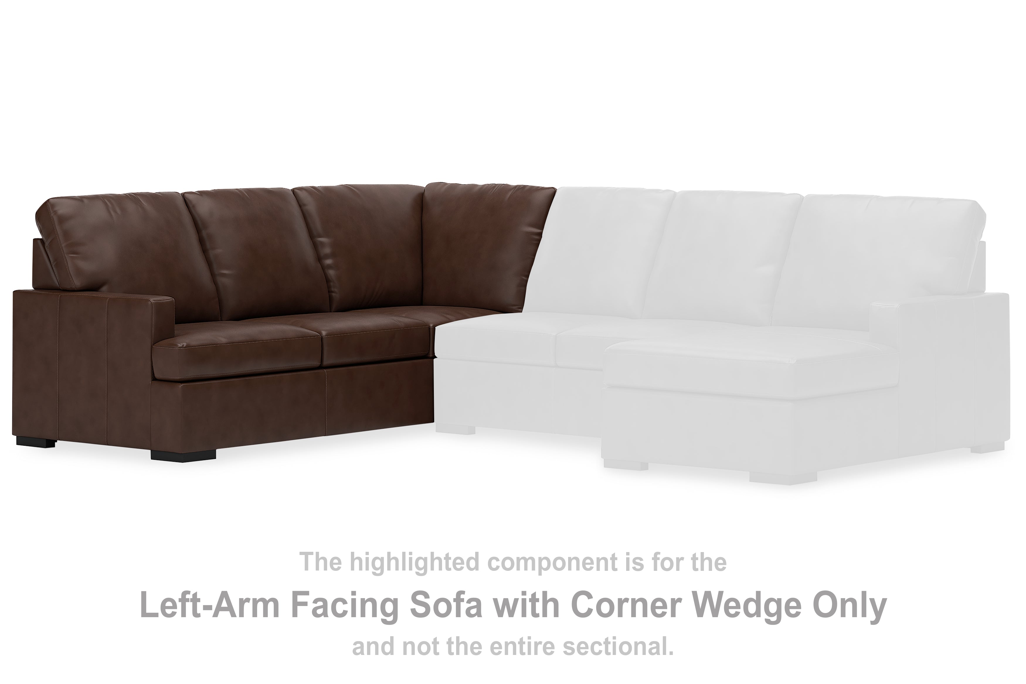 Fine Furniture & Decor - Ashley Furniture - McDowlan Sectional - LAF Sofa w/Corner Wedge / Coffee - PC4850448